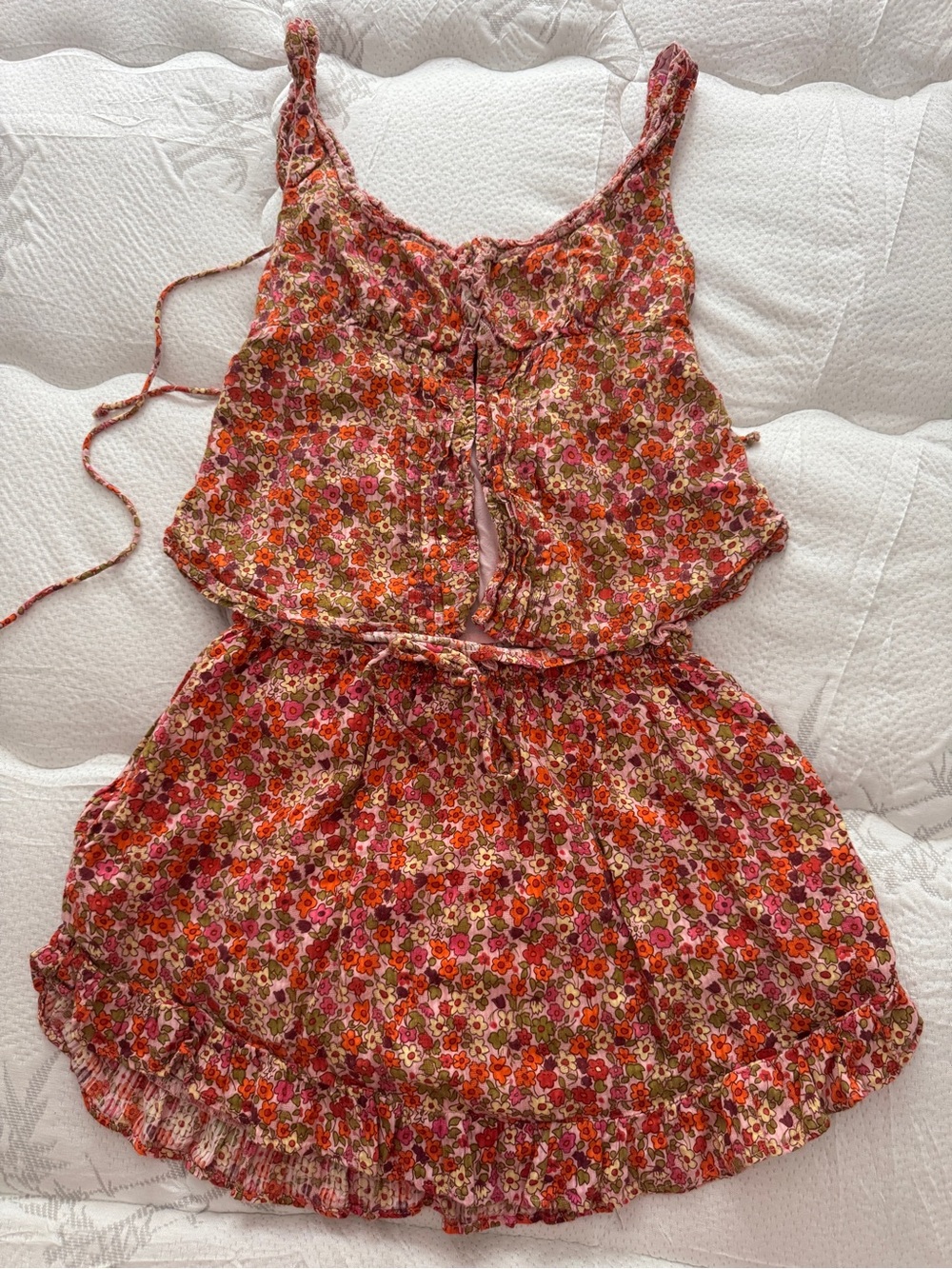 Free People Ellia Printed set. Spring blossom combo